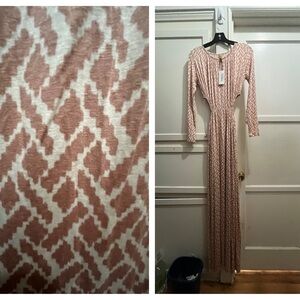 Rachel Pally jazz dress in marzipan labyrinth print size large NWT